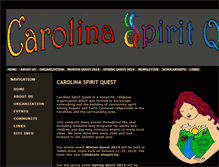 Tablet Screenshot of carolinaspiritquest.org